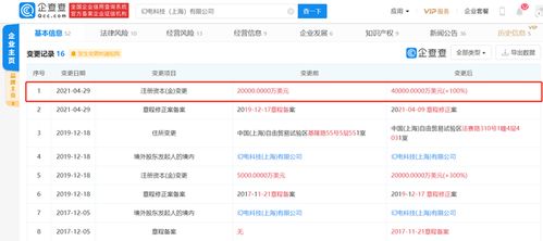 嗶哩嗶哩關(guān)聯(lián)公司注冊(cè)資本大幅提升至4億美元，技術(shù)轉(zhuǎn)讓戰(zhàn)略布局深化